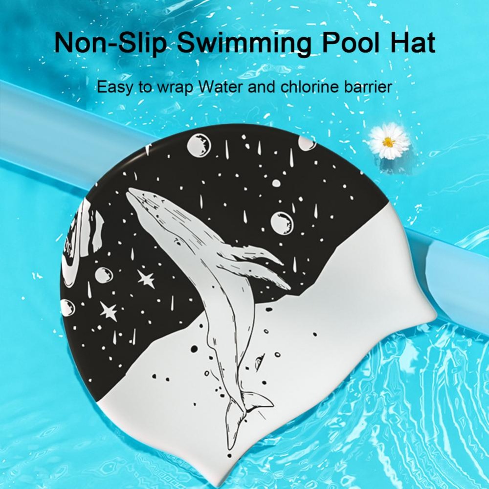 Swim Hat Silicone - Bonnet de bain en silicone noir